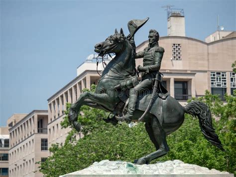 Statue Of Andrew Jackson From The Battle Of New Orleans In Lafayette