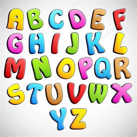 Colorful Alphabet — Stock Vector © Vectomart 10807908
