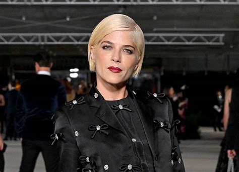 Selma Blair Slips On Two Tone Stiletto Pumps At Academy Museum Gala