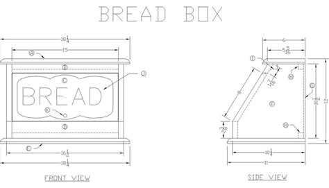 Breadboxes are often made out of woods like oak, maple and other hardwoods. Wooden Bread Box Plans PDF Woodworking