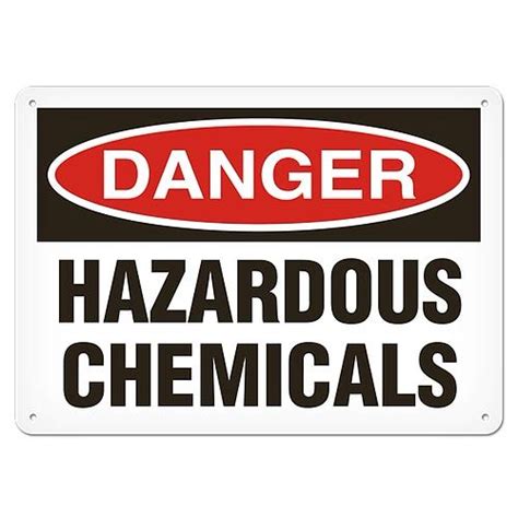 Buy Ghs Safety Sc1062v Danger Sign Hazardous Chemicals 14 X 20