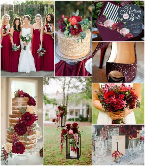 Image Result For How To Incorporate White Red And Burgundy For Wedding