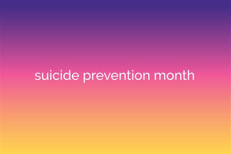 Suicide Prevention Month Sheppard Pratt
