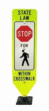 Images of Crosswalk Safety Equipment