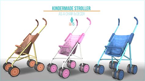 Sims 4 Ccs The Best Chair And Deco Stroller By Leo Sims Sims Sims