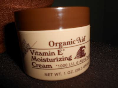 Organic aid vitamin e moisturizing cream (28g). saya nur anis: tukar krim muka lagi - organic aid