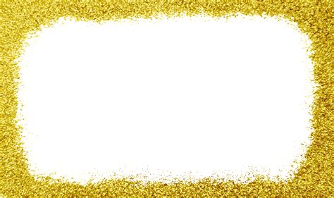 Golden Star Brush Sparkling Glittering Ramadan Border Download Png Image