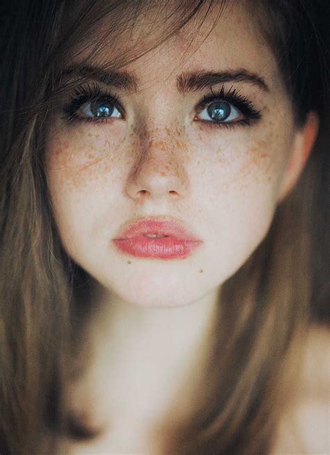 fashion and beauty portrait photography by marta syrko beautiful freckles freckles girl
