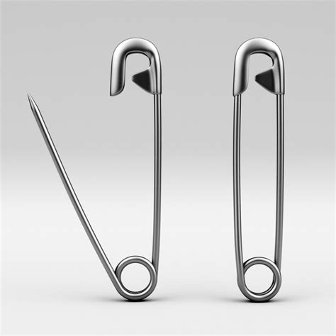 3d Safety Pin Model Turbosquid 1643325