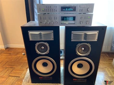 Vintage Akai Am U04 Intamp At V04 Tuner Cw T50 3 Way Speakers For