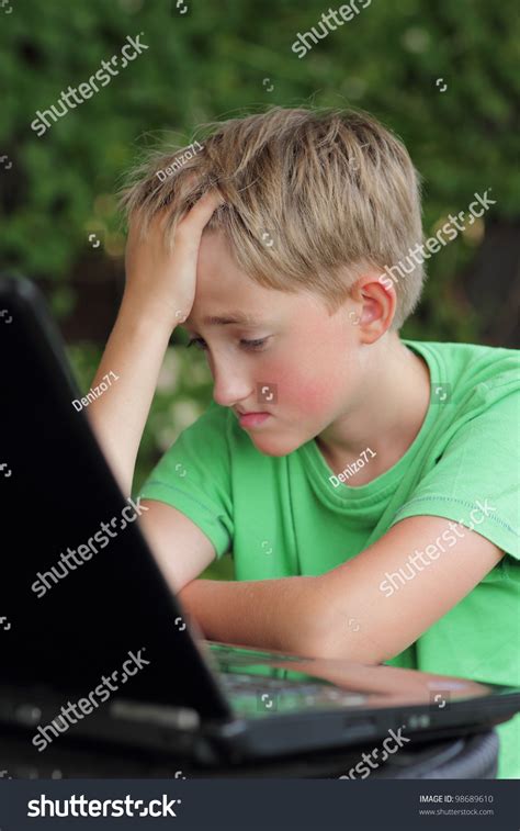 Portrait Of Sad Boy Stock Photo 98689610 Shutterstock