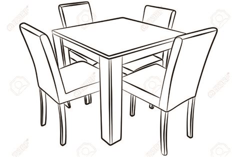 Dining Table Clipart Black And White 10 Free Cliparts Download Images