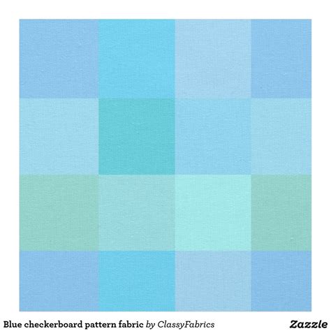 Blue Checkerboard Pattern Fabric Fabric Patterns Checkerboard