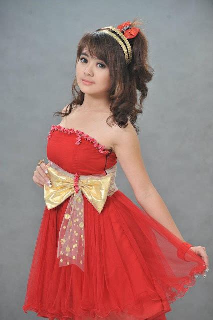 Photo Model Myanmar Cute Model May Thet Khine In Strapless Red Dress