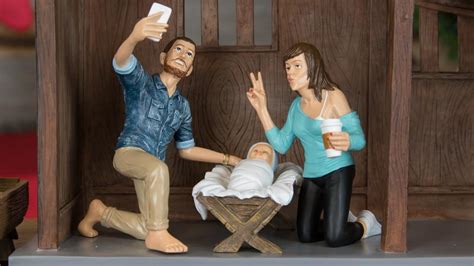 hipster nativity scene causes a social media uproar social news daily