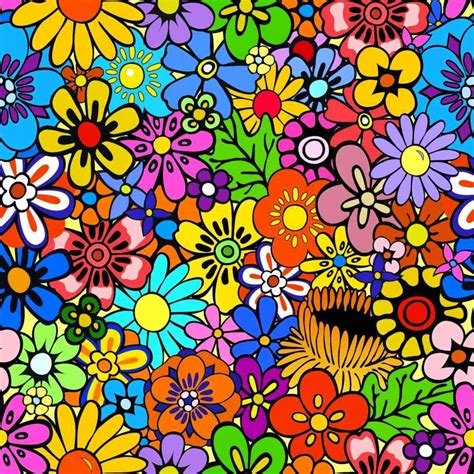 Imagem De Flor Colorida Para Imprimir