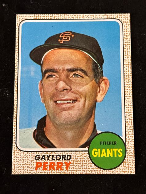 Lot 1968 Topps Gaylord Perry