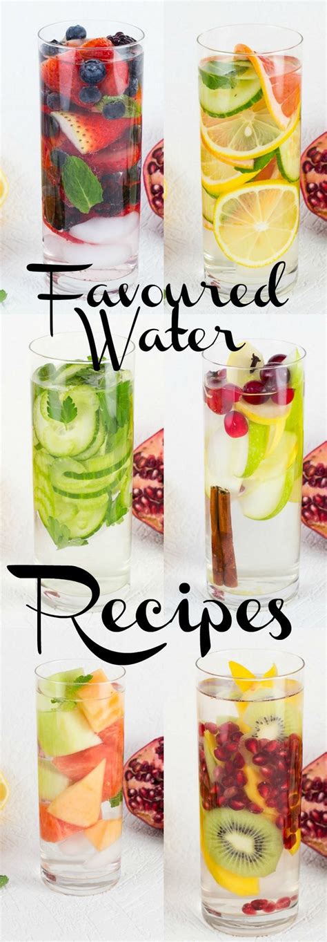 Refreshing Flavoured Water Recipes Great For Diet Boost Detox And