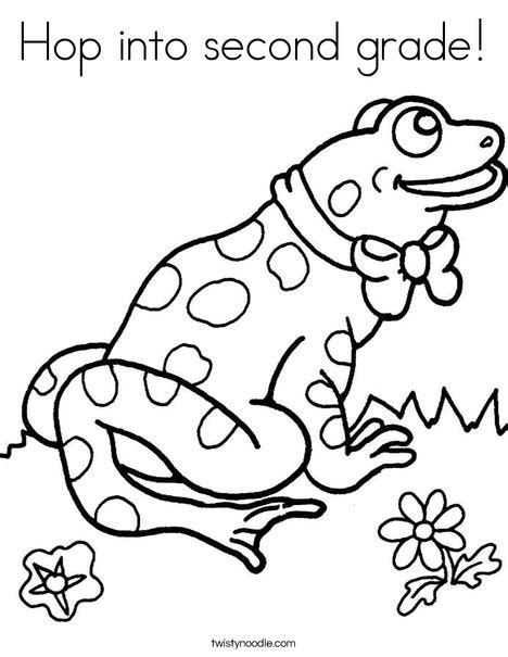 Frog activities spring activities sequencing activities life cycle craft lifecycle of a frog frog life frog theme kindergarten science preschool crafts. Hop into second grade Coloring Page - Twisty Noodle