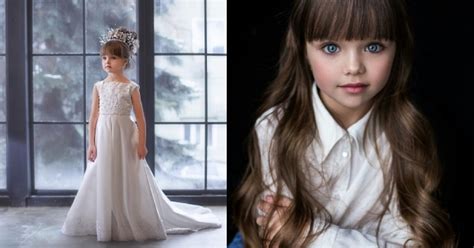 全世界最美小孩！6歲「俄羅斯兒童界超模」藍色眼睛美翻，一看到「美人胚媽媽」網看呆：基因太強