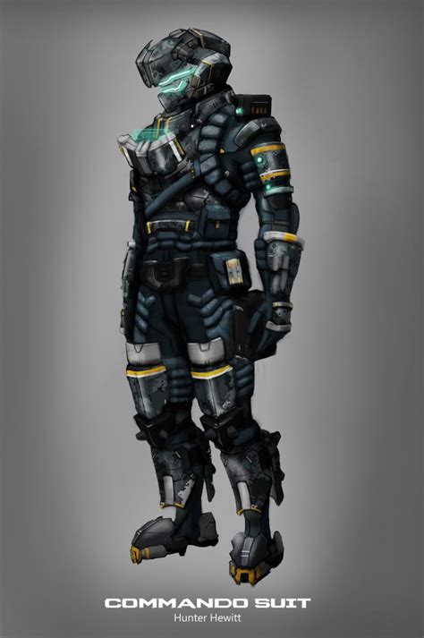 Artstation Dead Space Commando Suit Hunter Hewitt In 2020 Dead