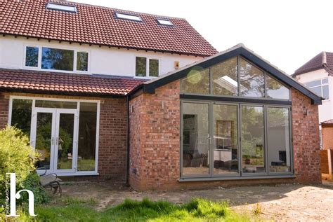 Feature glazed single storey extension | House extensions, Roof extension, House extension design