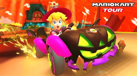 Mario Kart Tour Peach Halloween Gameplay Youtube