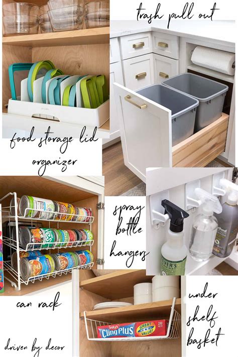 Kitchen Organization Ideas For The Inside Of The Cabinet Doors Jenna Burger Design Llc
