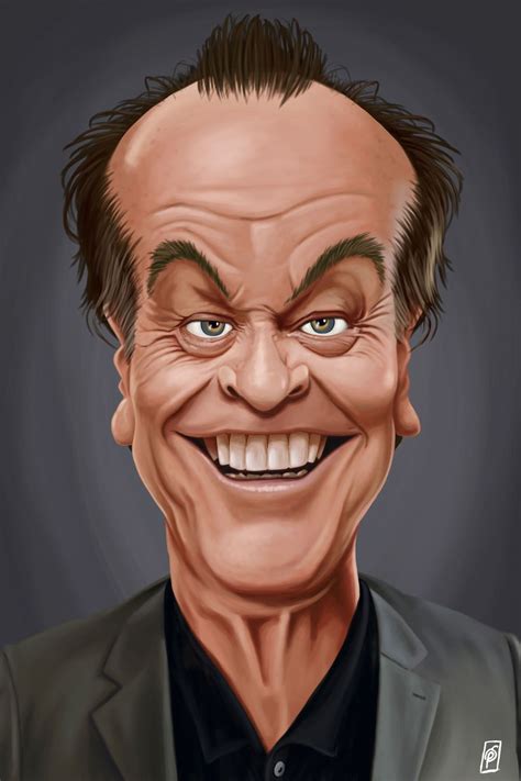 Celebrity Sunday Jack Nicholson Canvas Print By Rob Snow Funny