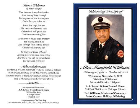 Allen M Williams Obituary Aa Rayner And Sons Funeral Homes