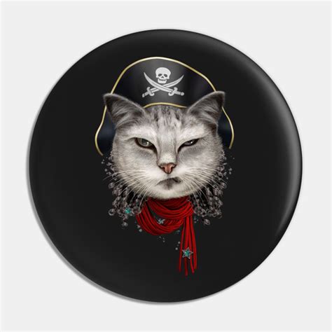 Pirate Cat Pirate Pin Teepublic