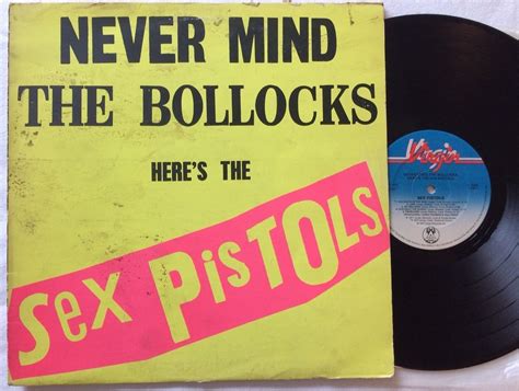 Sex Pistols Never Mind The Bollocks 1st Uk Virgin Lp
