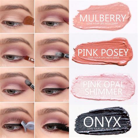 Step By Step Eyeshadow Look Using SeneGence ShadowSense Colors In Pink