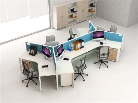 Office Workstation For 6 Person Office Layout Office Office Workstation