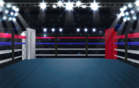 Sport Boxing Ring Realistic Background 7873114 Vector Art At Vecteezy