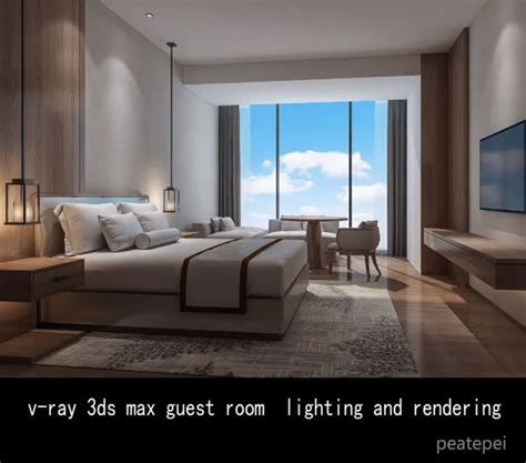 3dsmax Hotel Guestroom Interior Lightingvray Render