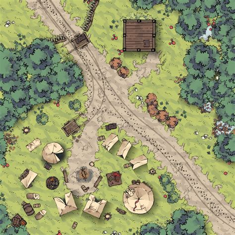 Tyranny Of Dragons Chapter 2 Raiders Camp Battlemaps Rbattlemaps