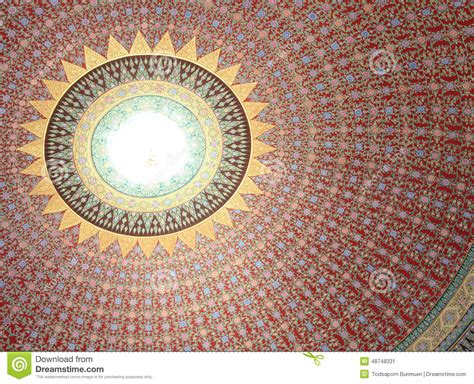 Abstract Lighting And Dome Ceiling Of Old House Stock Image Image Of