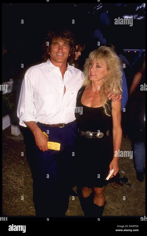 Hollywood Ca Usa Actor Michael Landon And Wife Cindy Landon Are