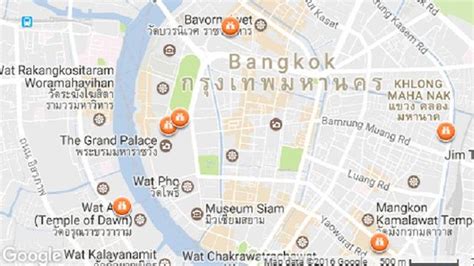 Map Wisata Bangkok