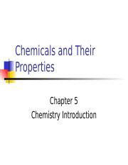 Chemicals Properties And Changes Ppt Chemicals And Their Properties Chapter Chemistry