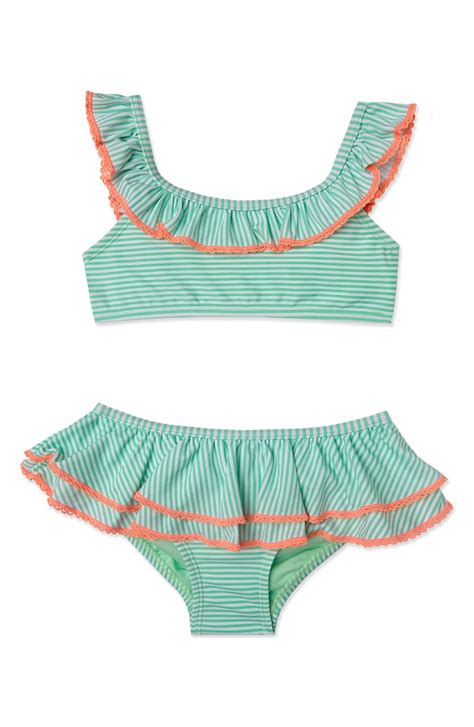 Hula Star Sailor Stripe Two Piece Swimsuit Toddler Girls And Little