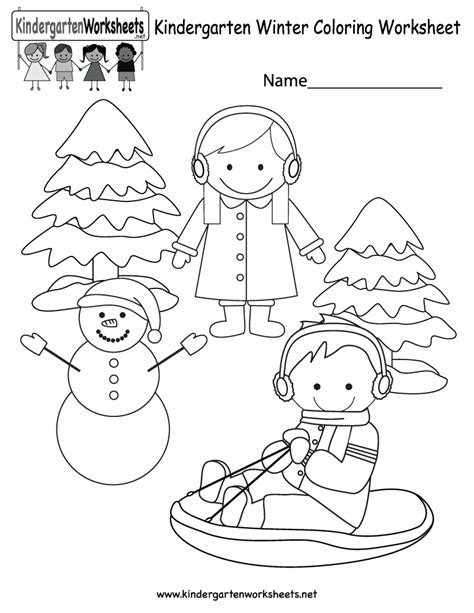 Free Printable Winter Preschool Worksheets Free Printable