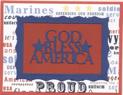God Bless America By Scootsv Cards And Paper Crafts At