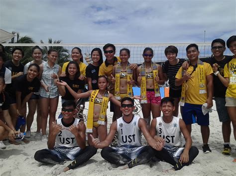 Ust Sweeps Uaap Beach Volleyball Inquirer Sports