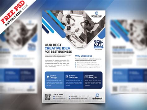 Corporate Business Flyer Template Psd Free Psd Ui Download