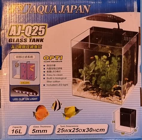 Aqua Japan Glass Tank Aj Q25 Pet Supplies Homes And Other Pet