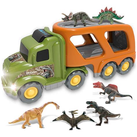 Buy Bimonk Dinosaur Truck Toys Car Toys Carrier Ts For 3 4 5 6 7 8