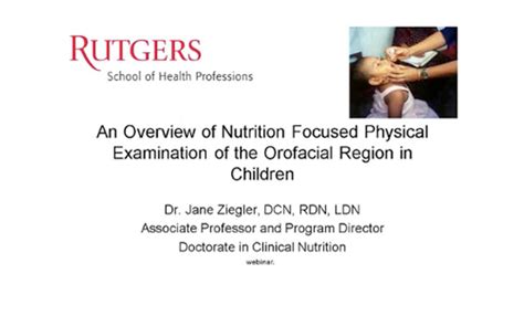 Nutrition Focused Physical Examination Nfpe Of The Orofacial Region