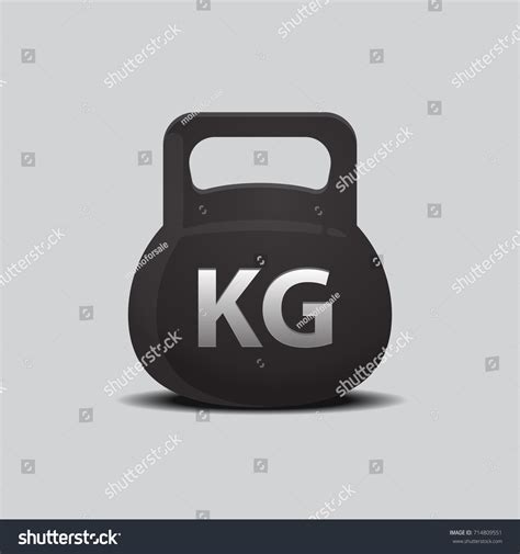 Weight Kilogram Icon Stock Vector Royalty Free 714809551 Shutterstock
